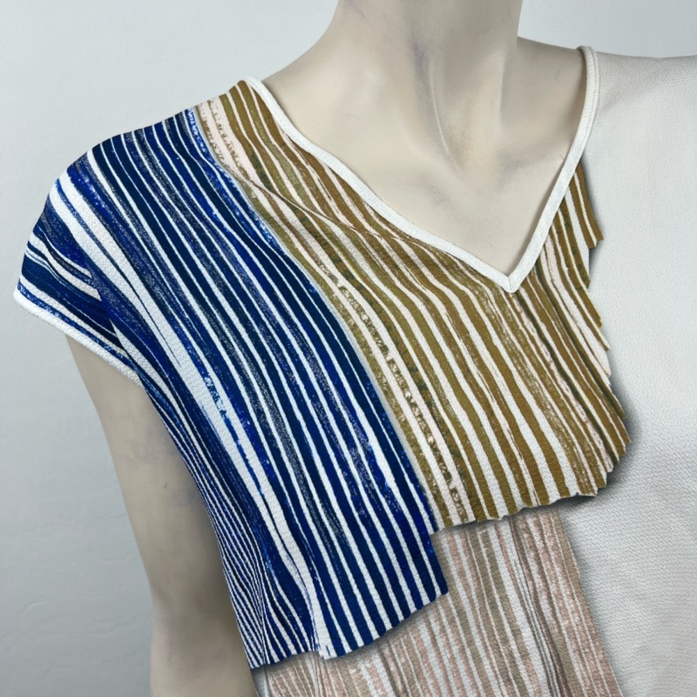 Zara W Collection Ivory Art to Wear Short Sleeved Top - Picture 4 of 6
